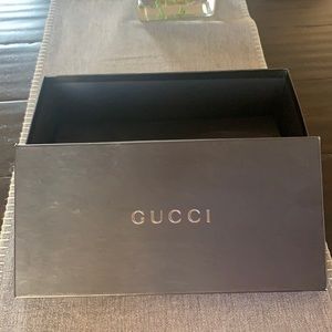 Empty Gucci wallet box